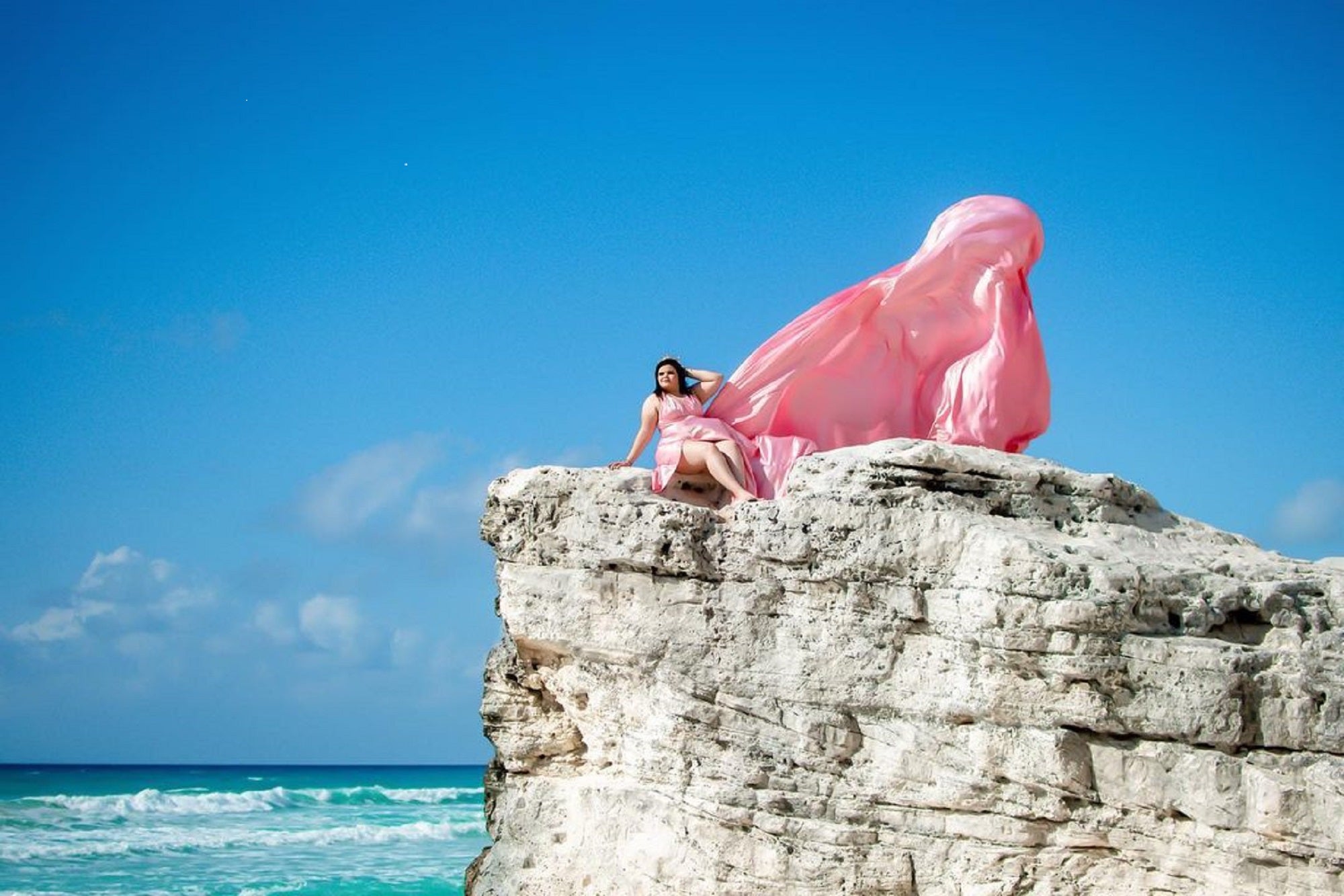 Long Train Dress | Photoshoot Dress | Flowy Dress