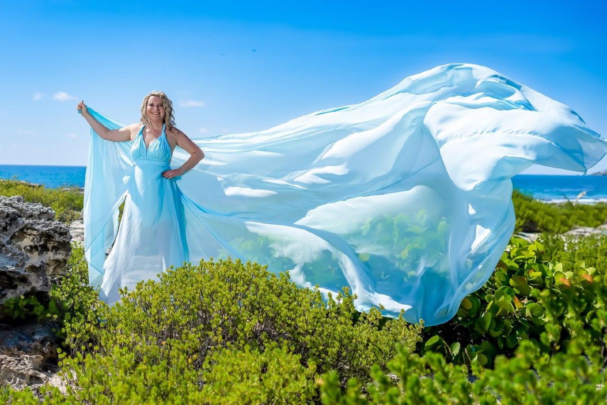 Long Flying Dress | Flying Dress for Photoshoot | Long Train Dress