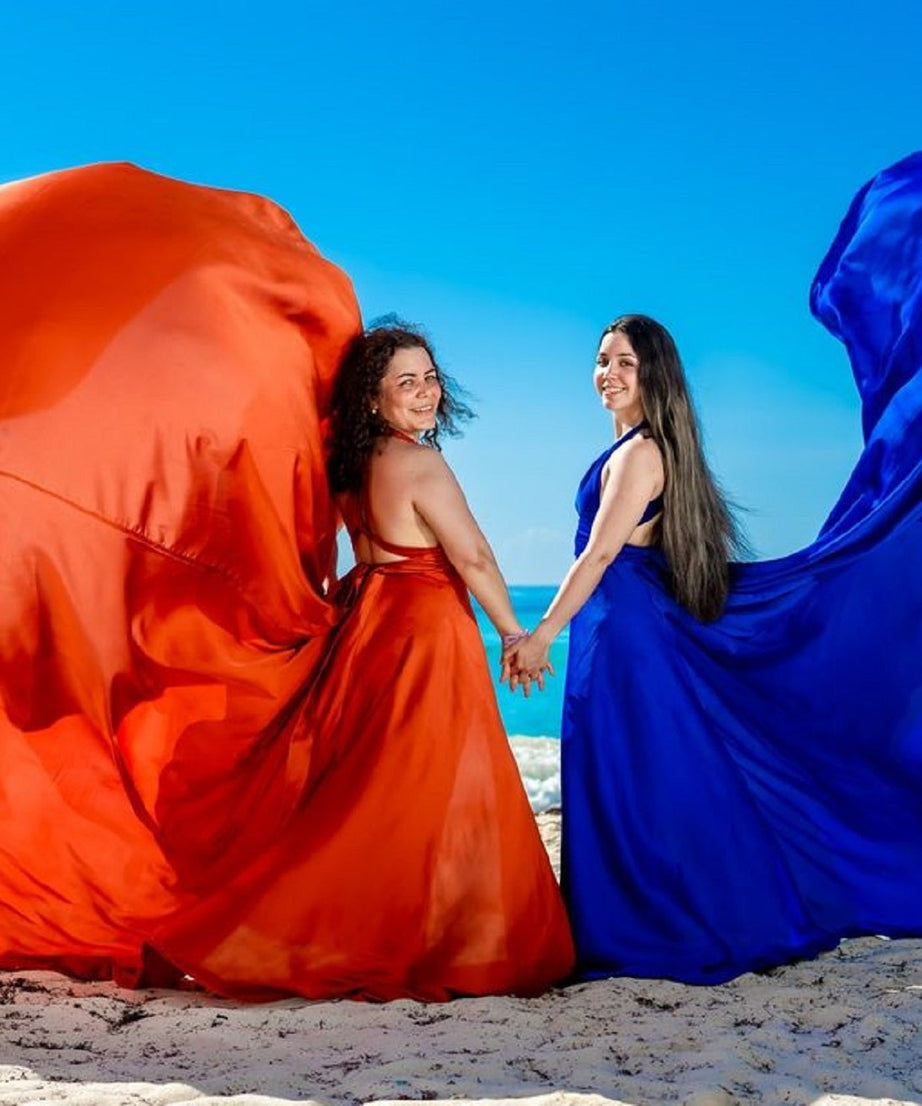 Long Flying Dress, Flying Dress For Photoshoot, Santorini Dress