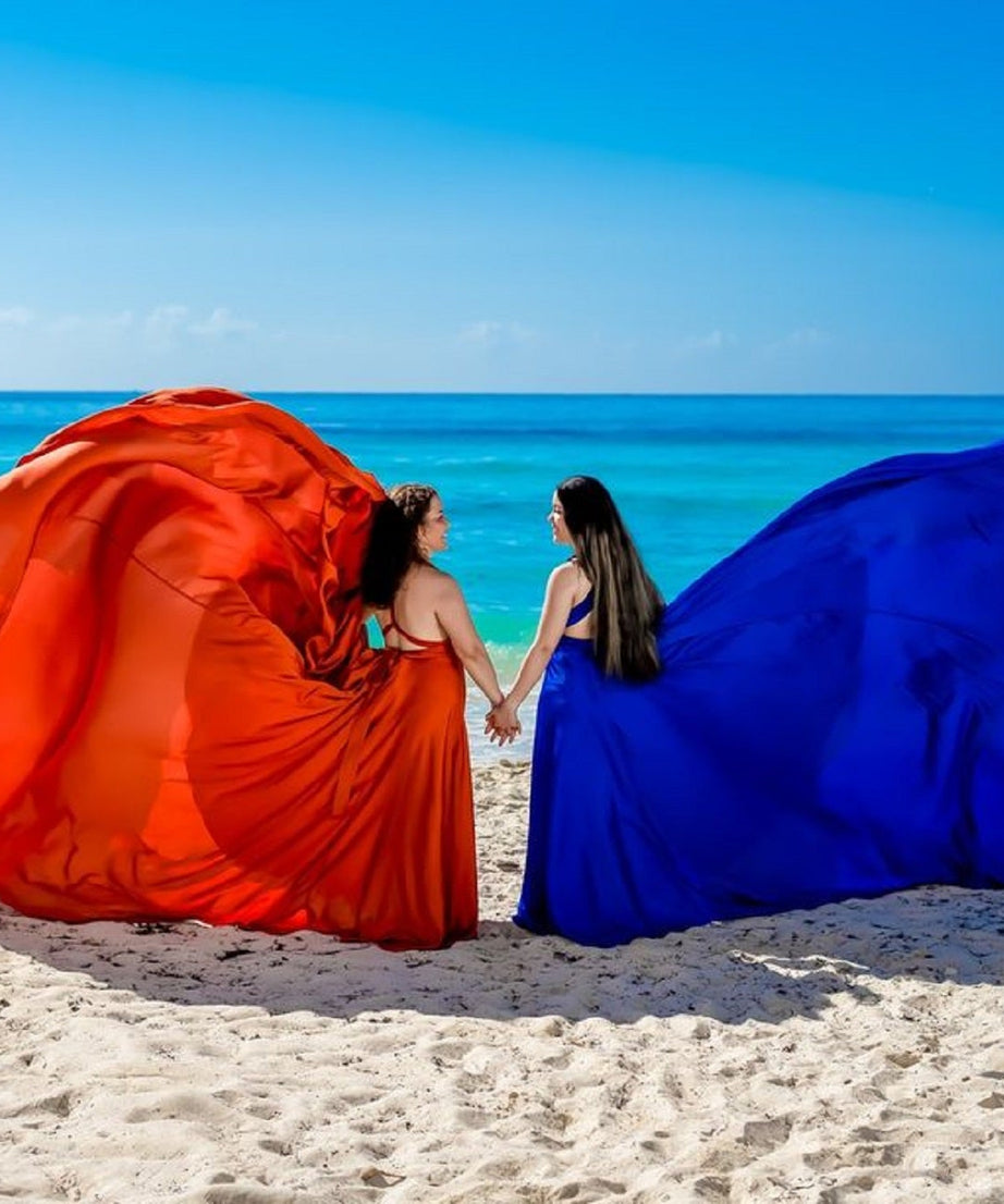 Long Flying Dress, Flying Dress For Photoshoot, Santorini Dress