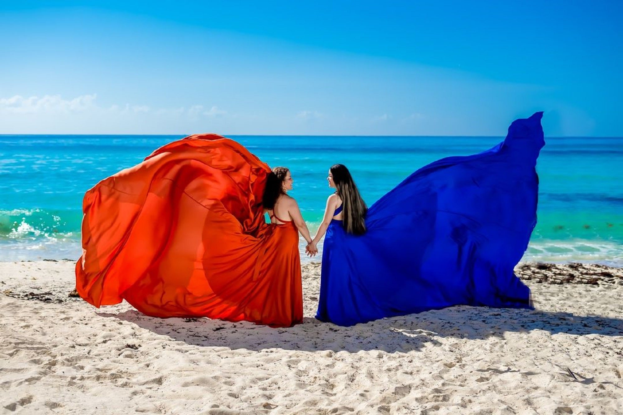 Long Flying Dress, Flying Dress For Photoshoot, Santorini Dress