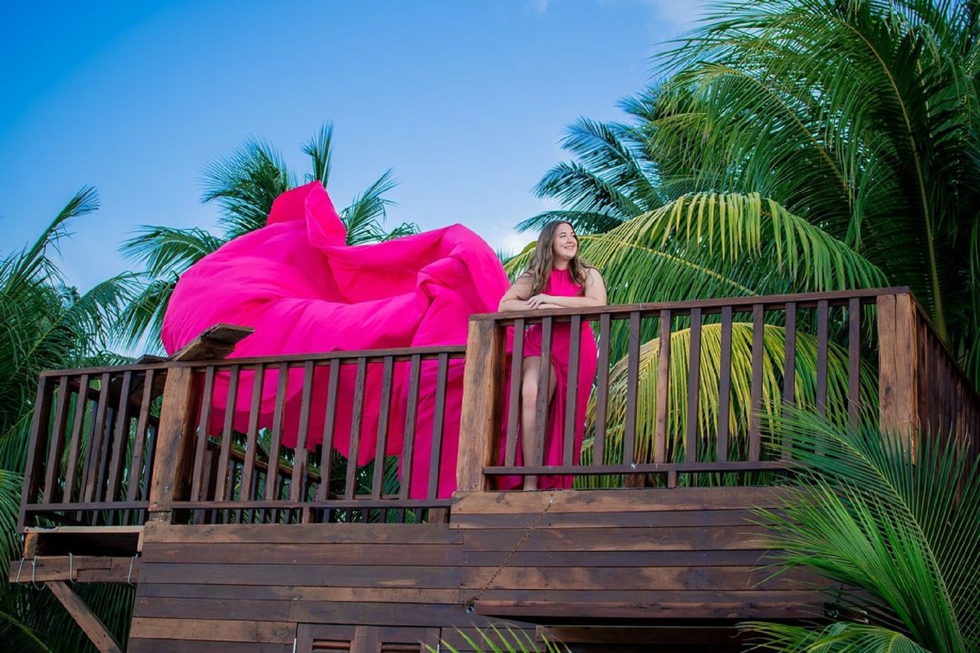 Long Flying Dress | Flying Dress for Photoshoot | Satin Dress