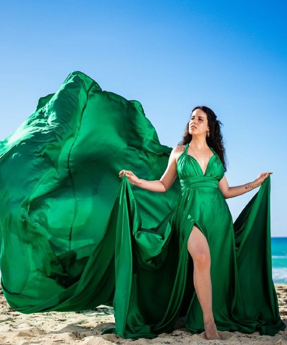 Long Flying Dress | Flying Dress for Photoshoot | Santorini Flying Dress