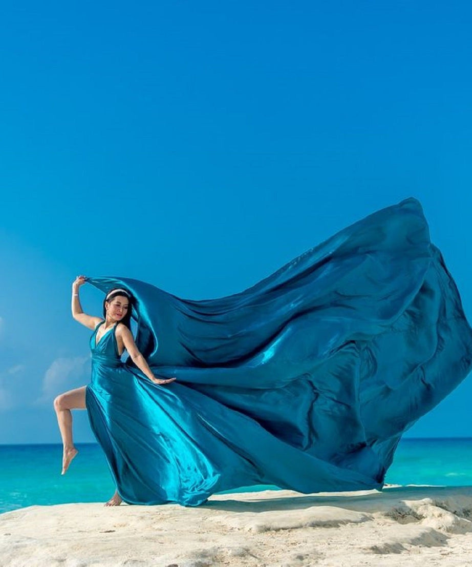 Flying Dress for Photoshoot, Long Flying Dress, Flying Dress Santorini