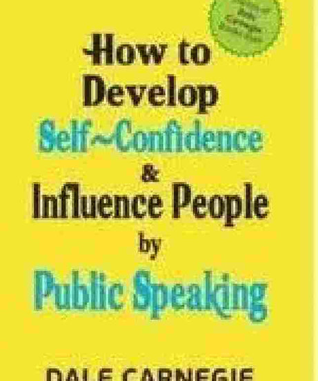 How To Develop Self-Confidence (Paperback)- Dale Carnegie