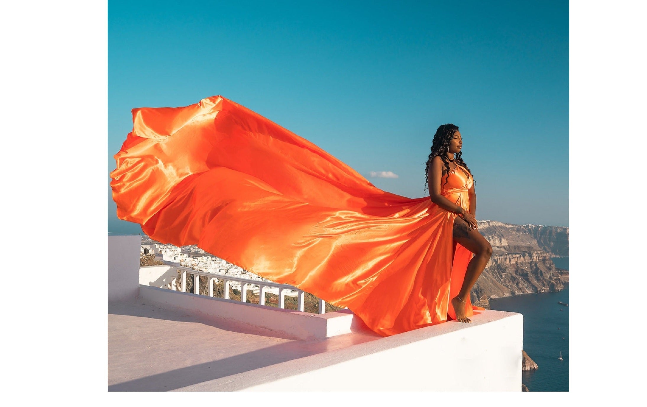 Flying dress Santorini flying dress