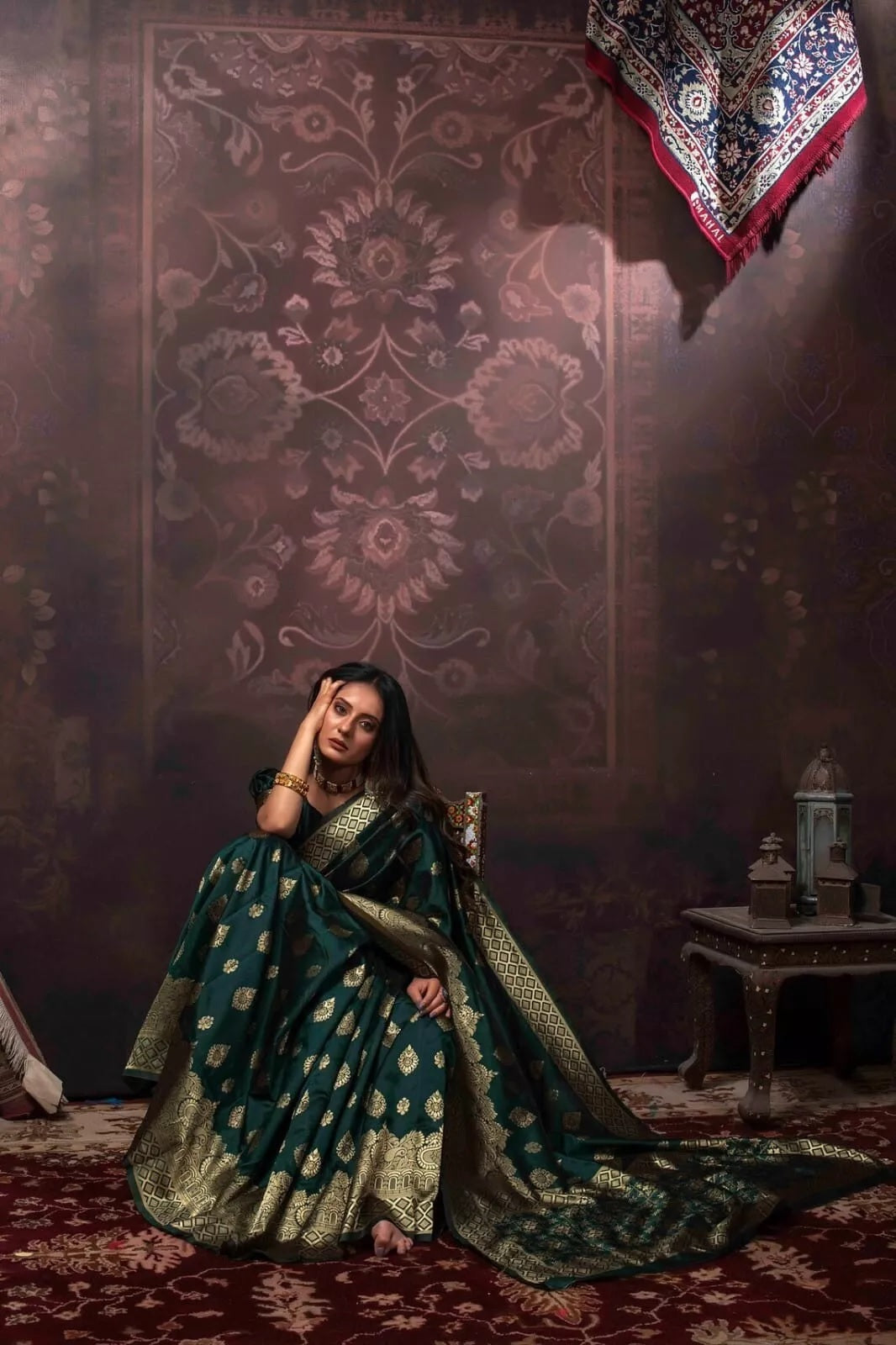 Banarasi Soft Silk Wedding Classic Designer Exclusive Sari & Blouse