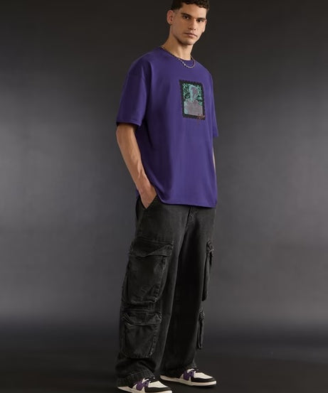 DC Joker Patch Oversized T-Shirts