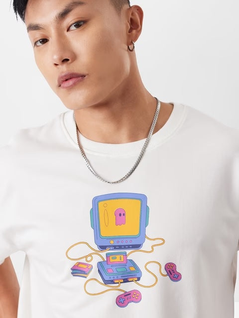 Retro Gamer Oversized T-Shirts