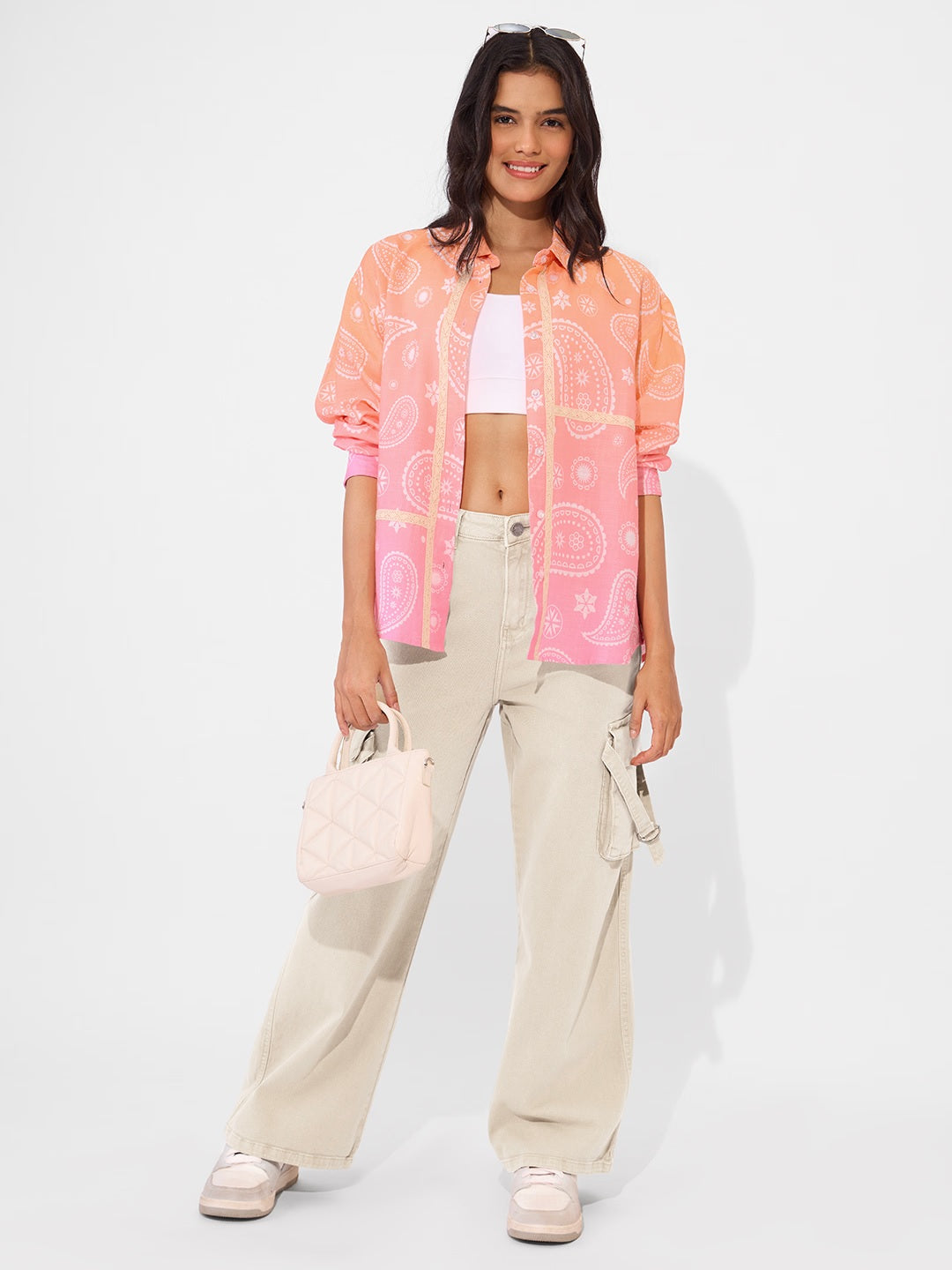 TSS Originals  Mellow Paisley Women Boyfriend Shirts