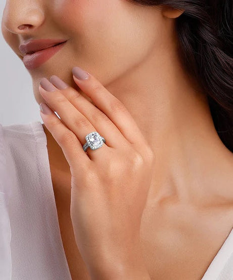 Silver Classic Solitaire Ring