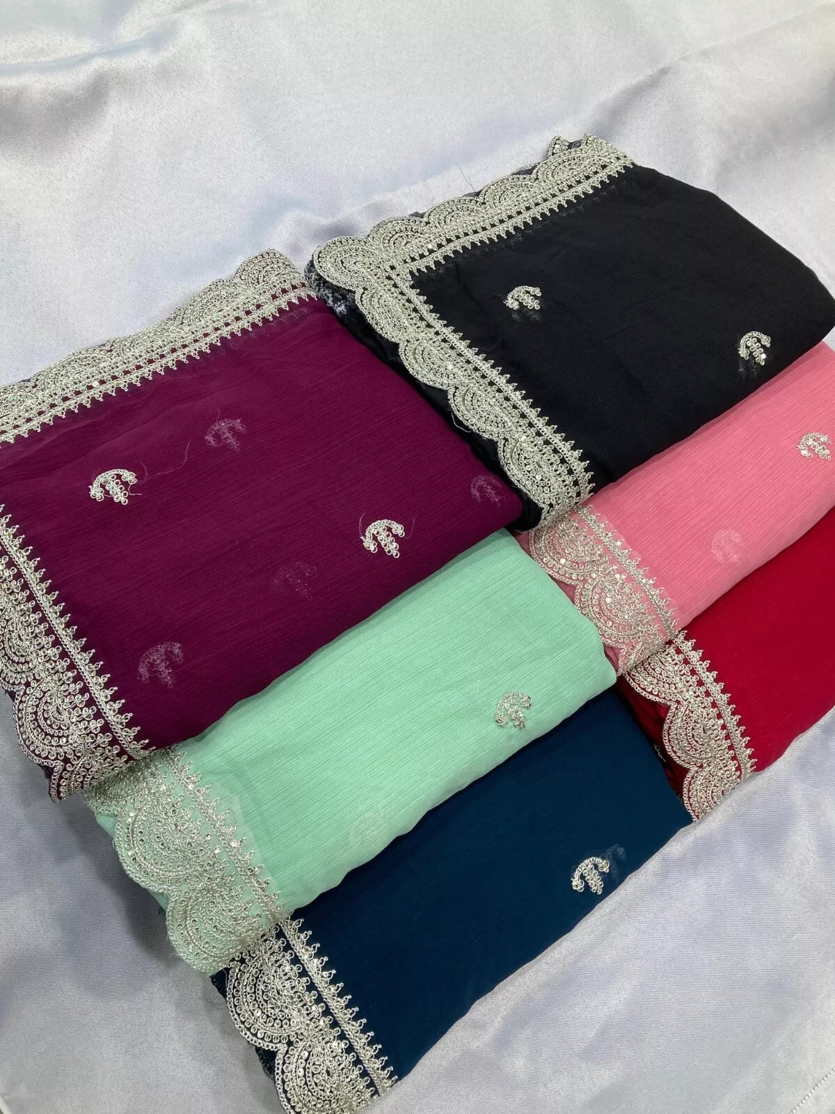 Traditional Party Zomato Chiffon Silk Saree, Wedding Bollywood Sari & Blouse