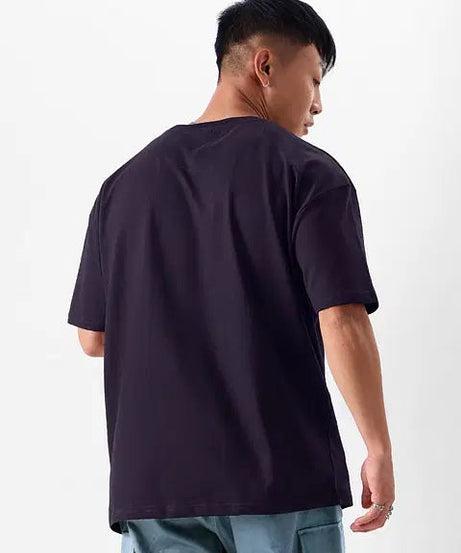 Solids Berry Oversized T-Shirts