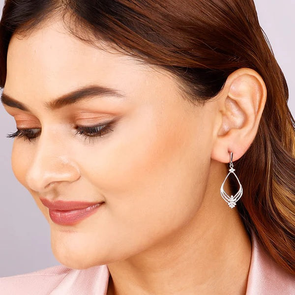 Silver Princess Earrings