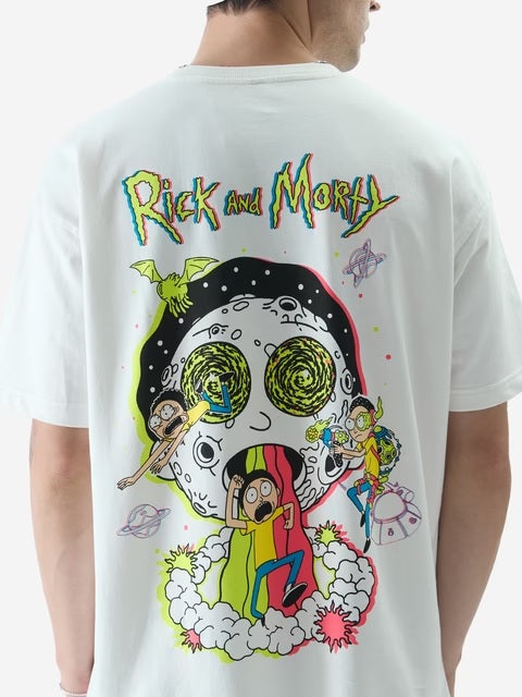 Rick And Morty Universe Oversized T-Shirts