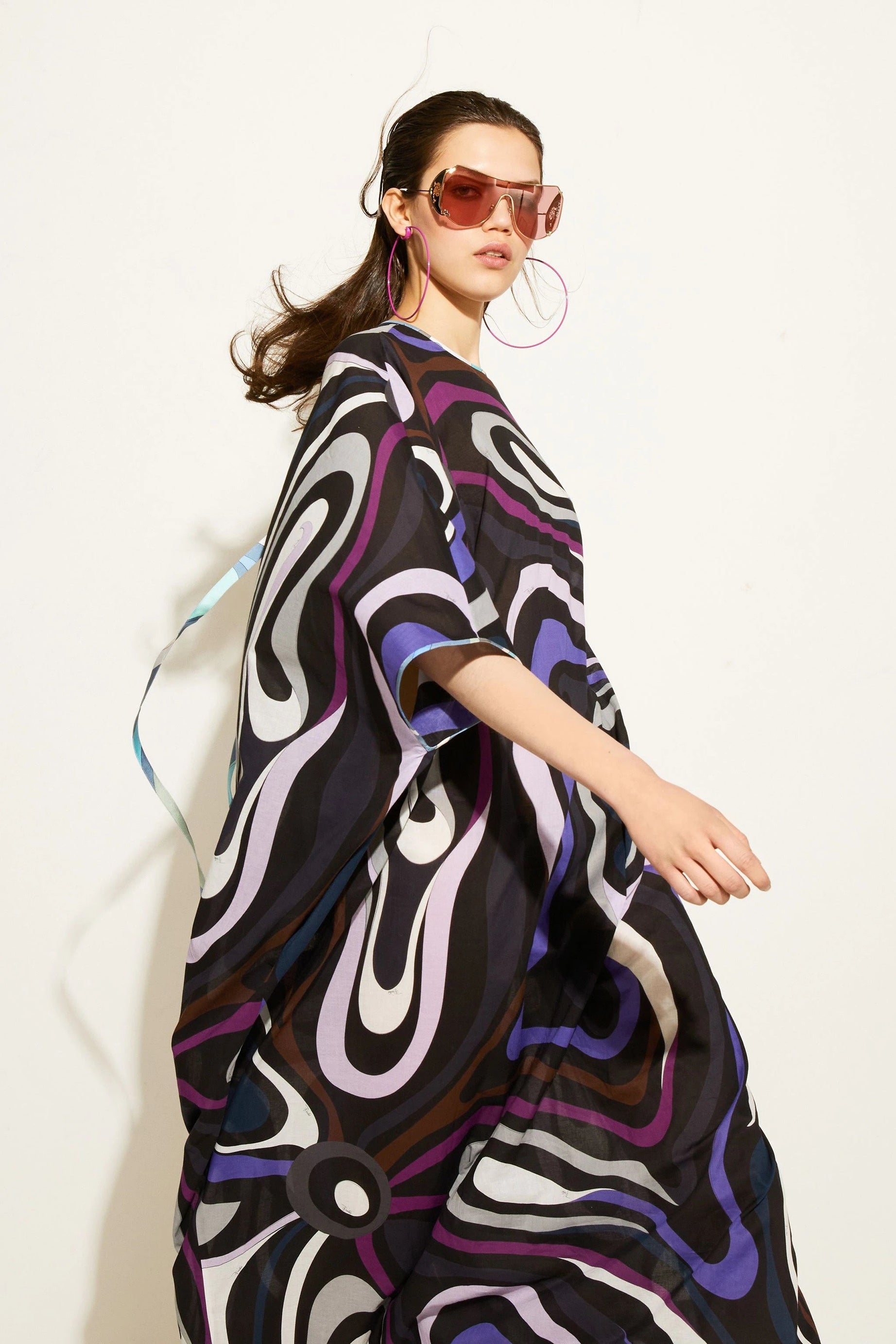 Lewish Cotton Kaftan - Soft & Lightweight Lounge Wear Women's Caftan