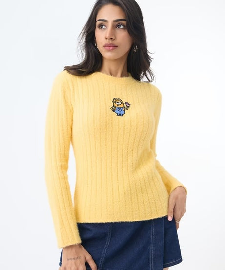 Minions Dave Women Knitted Sweaters