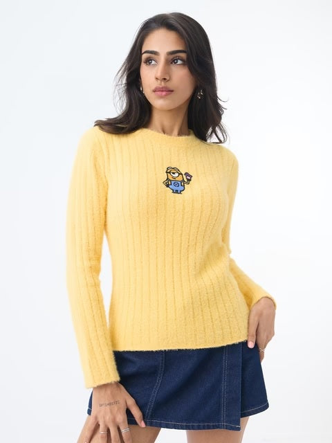 Minions Dave Women Knitted Sweaters