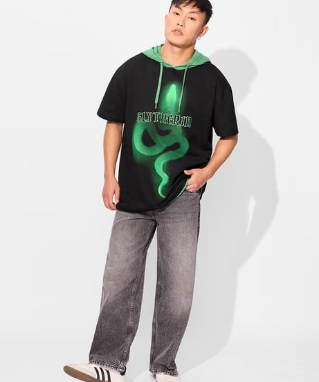 Harry Potter Slytherin Essence Hooded T-Shirts
