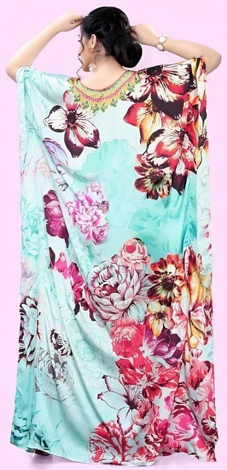 Free size Kaftan dress for Women Beach Dress Lightweight Loungewear