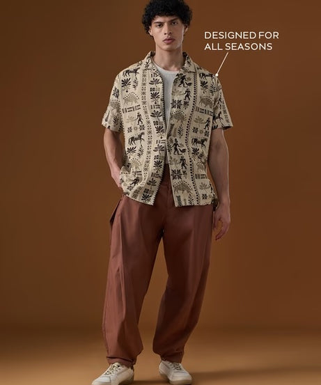 Nomad: Spirit Men Textured Shirts
