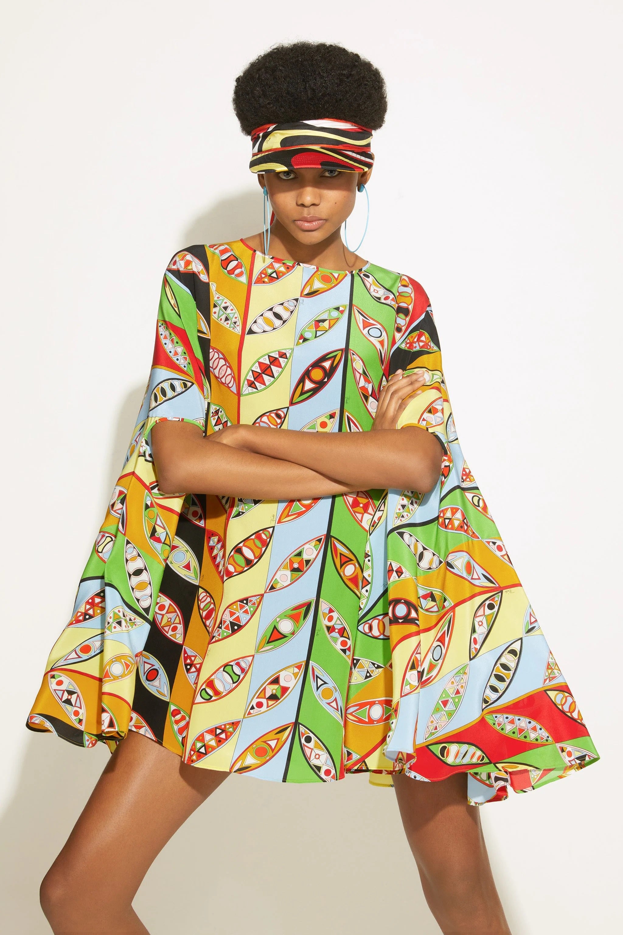 Korean BSY Printed Caftan For Women's Short Kaftan