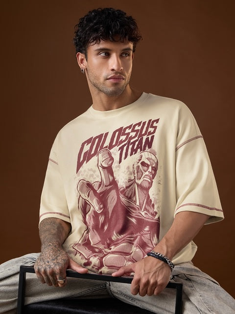 Attack On Titan Colossus Super Oversized T-Shirts