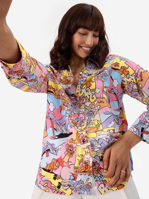 Tom & Jerry  High Energy Women Shirts