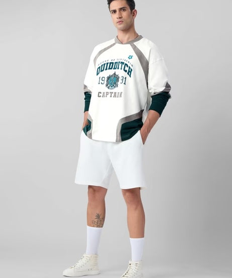 Harry Potter Captain Oversized Full Sleeve T-Shirts