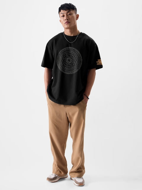 Doctor Strange Tao Mandalas  Glow In The Dark Oversized T-Shirts