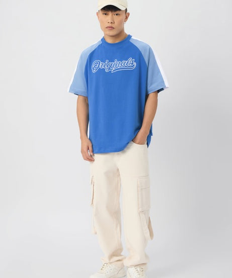 Racer Blue Oversized T-Shirts