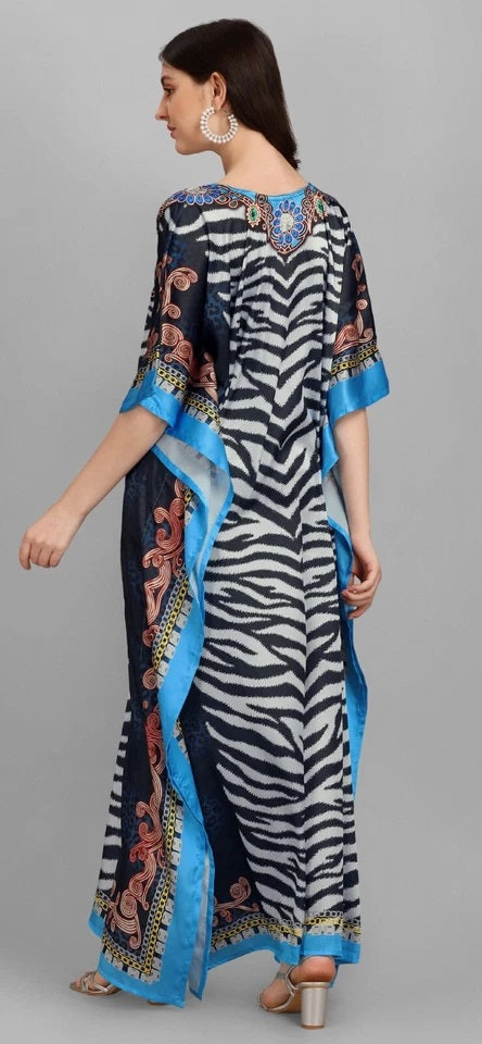 Free Size Kaftan Dress Long Maxi Kimono Caftan Gown Nightdress Beach Party Dress