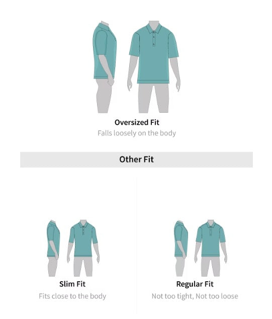 Oversized Polo Orion Blue Oversized Polos