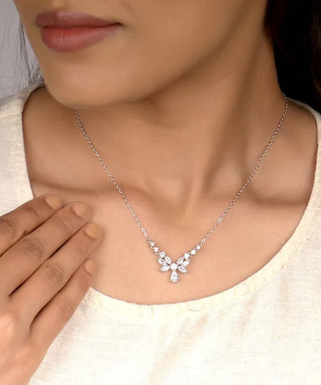 Silver Chrysalis Necklace