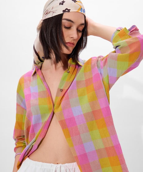 Tex Mex (Textured) Women Boyfriend Shirts