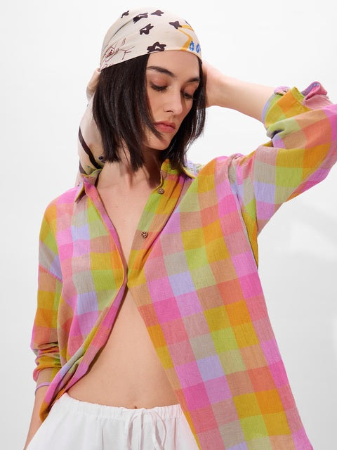 Tex Mex (Textured) Women Boyfriend Shirts