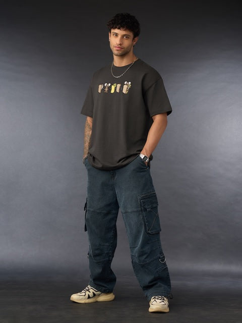 Tom & Jerry Jerry Sandwich Oversized T-Shirts