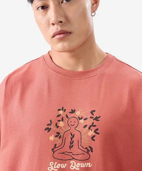 Bloom Slow Down Oversized T-Shirts