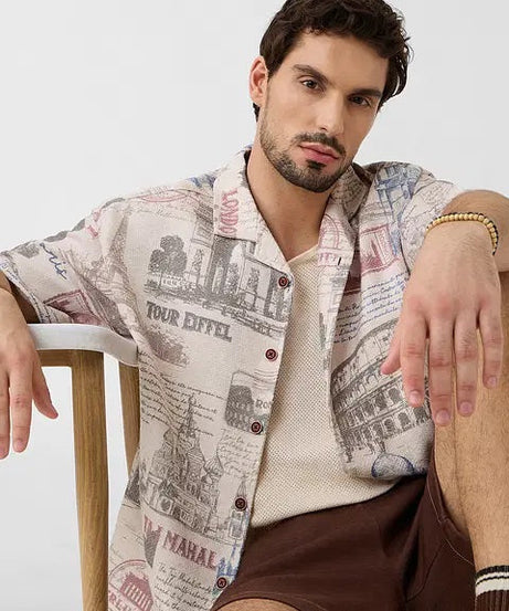 Textured Monuments Holiday Shirts