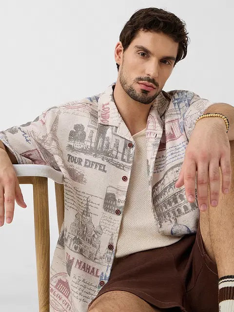 Textured Monuments Holiday Shirts