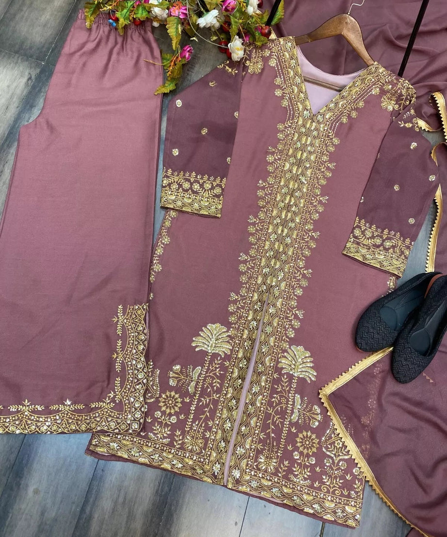Star Georgette With Sequence Embroidery Work Salwar Kameez
