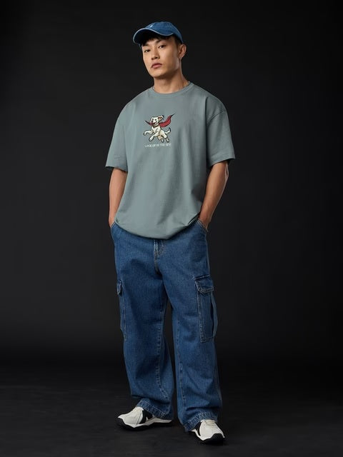 Superman Krypto The Superdog Oversized T-Shirts