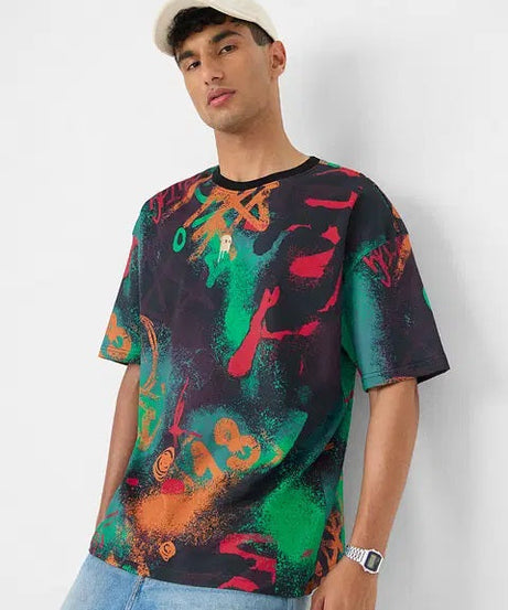 Street Graffiti Oversized T-Shirts