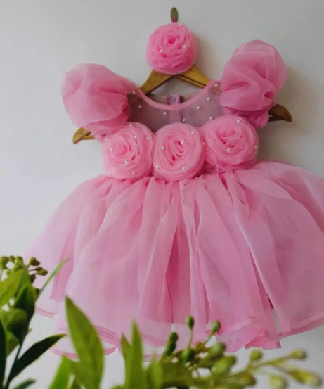 Baby Girls Heavy Organza Frock