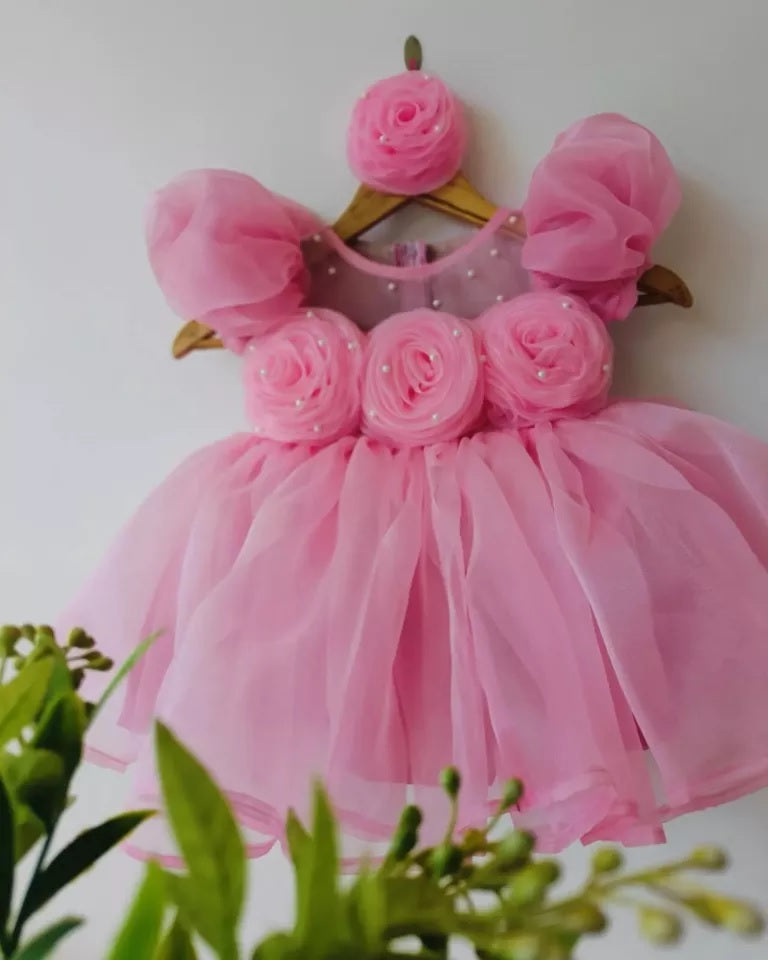 Baby Girls Heavy Organza Frock