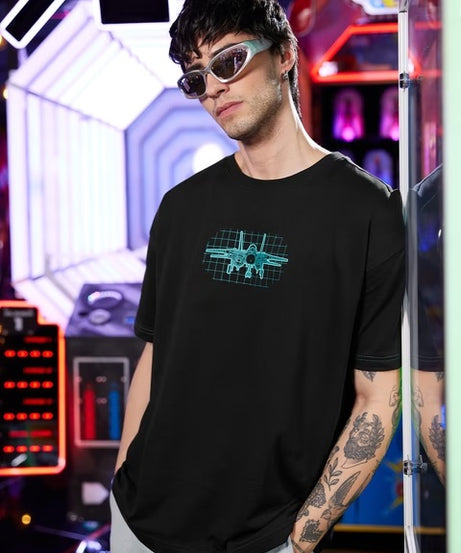 Top Gun  Blueprint Oversized T-Shirts