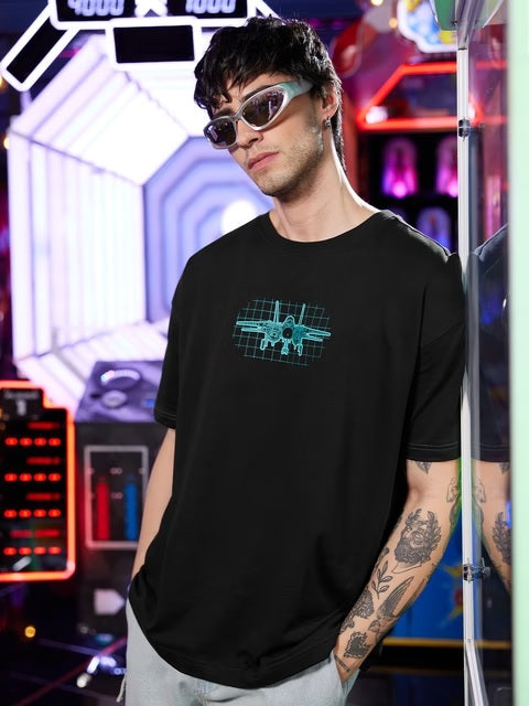 Top Gun  Blueprint Oversized T-Shirts