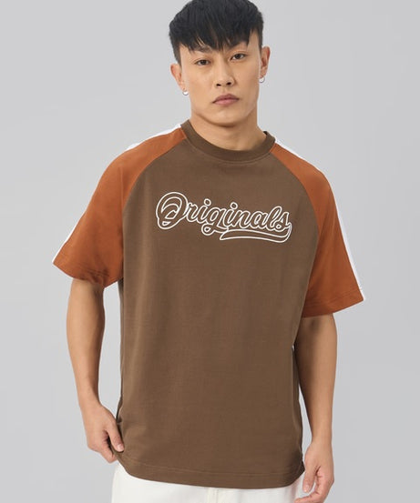 Racer Brown Oversized T-Shirts