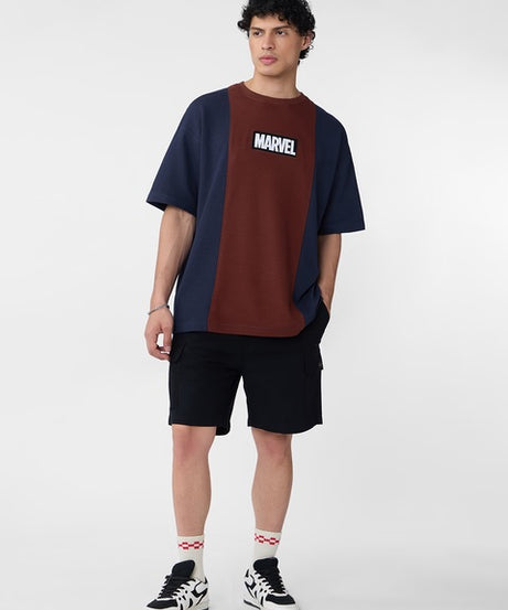 Marvel Classic Logo Oversized T-Shirts