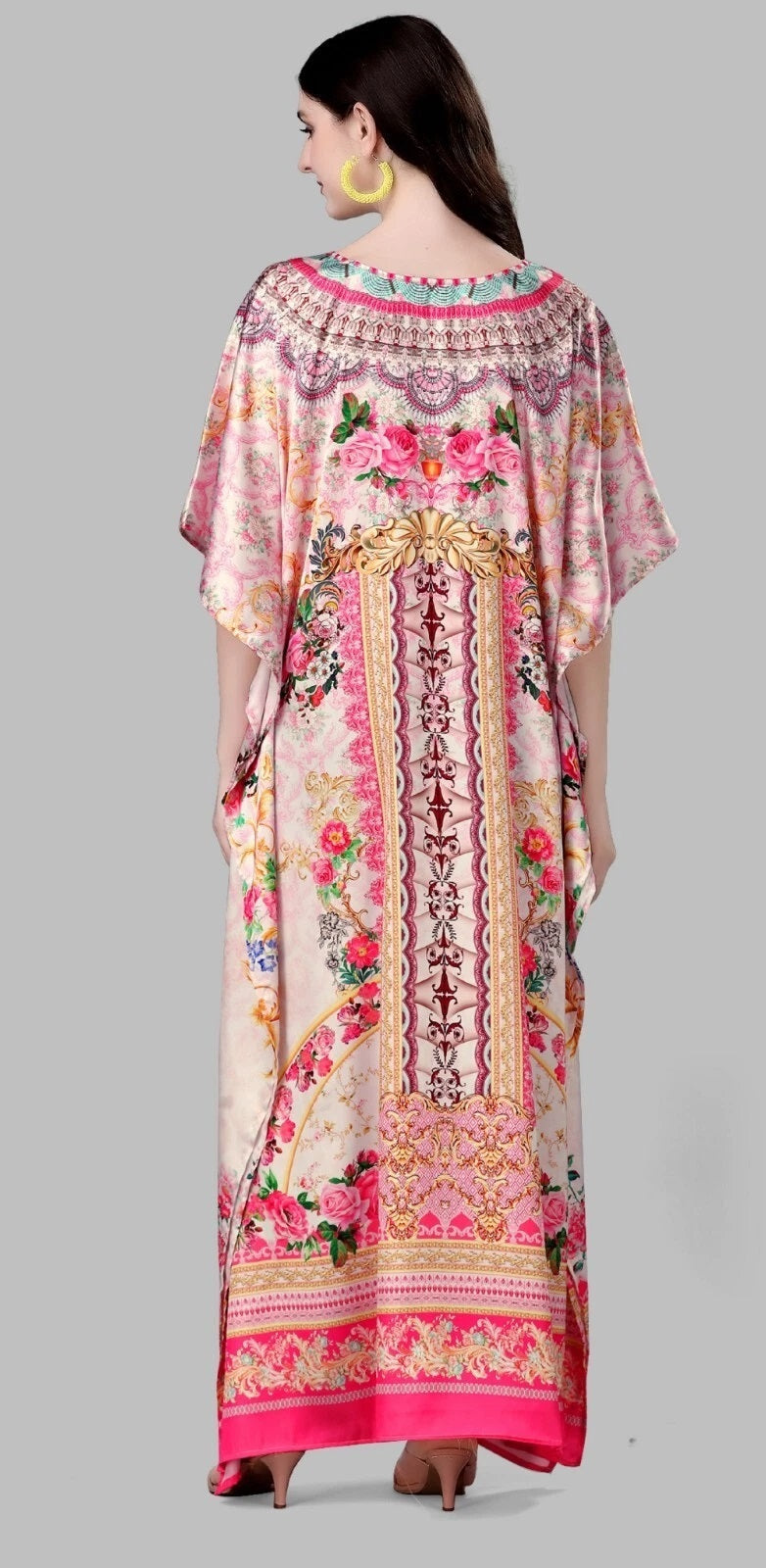 Kaftan Dresses for Women Free Size Lightweight Long Party Wear